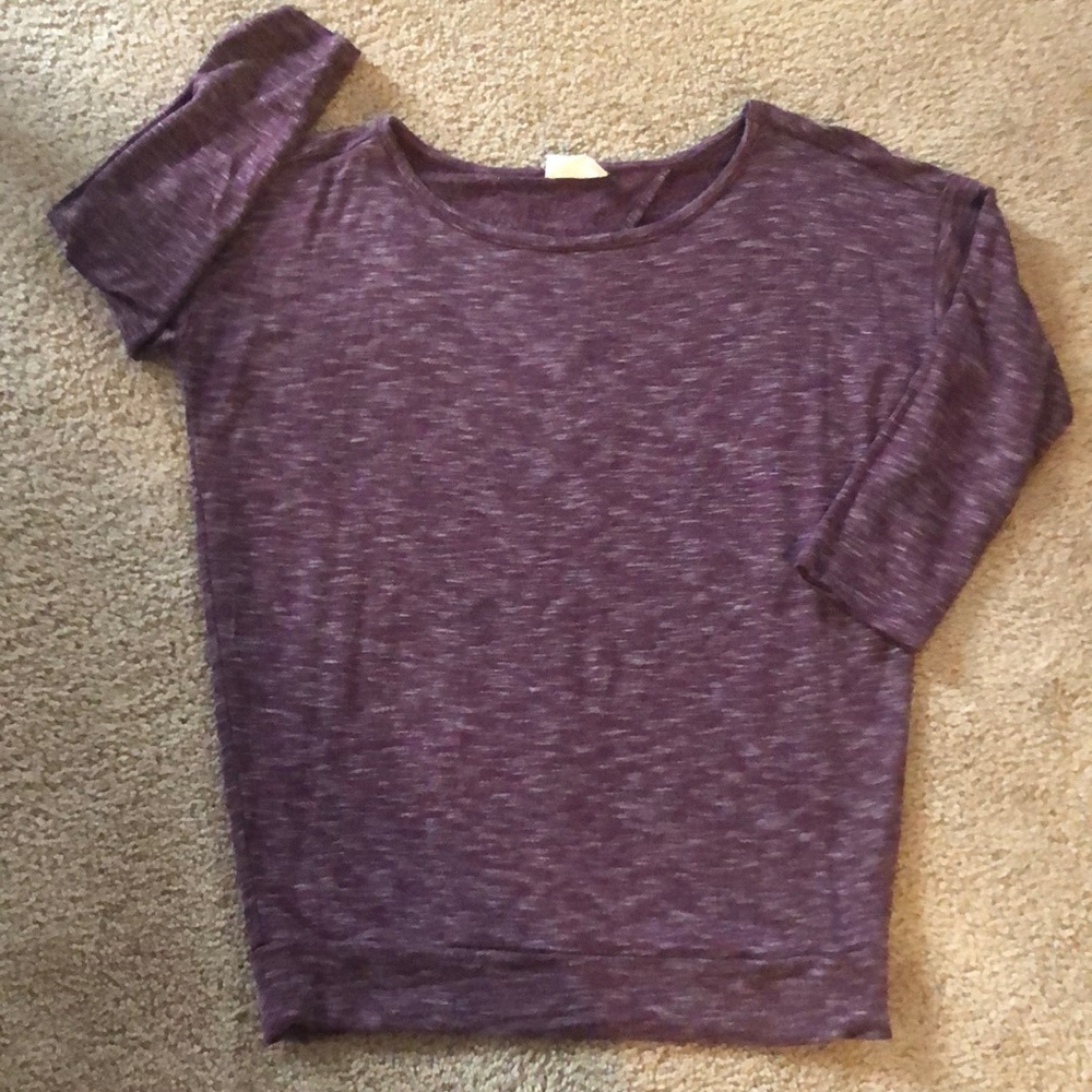 Loft Lounge Split-Back Athleisure Top